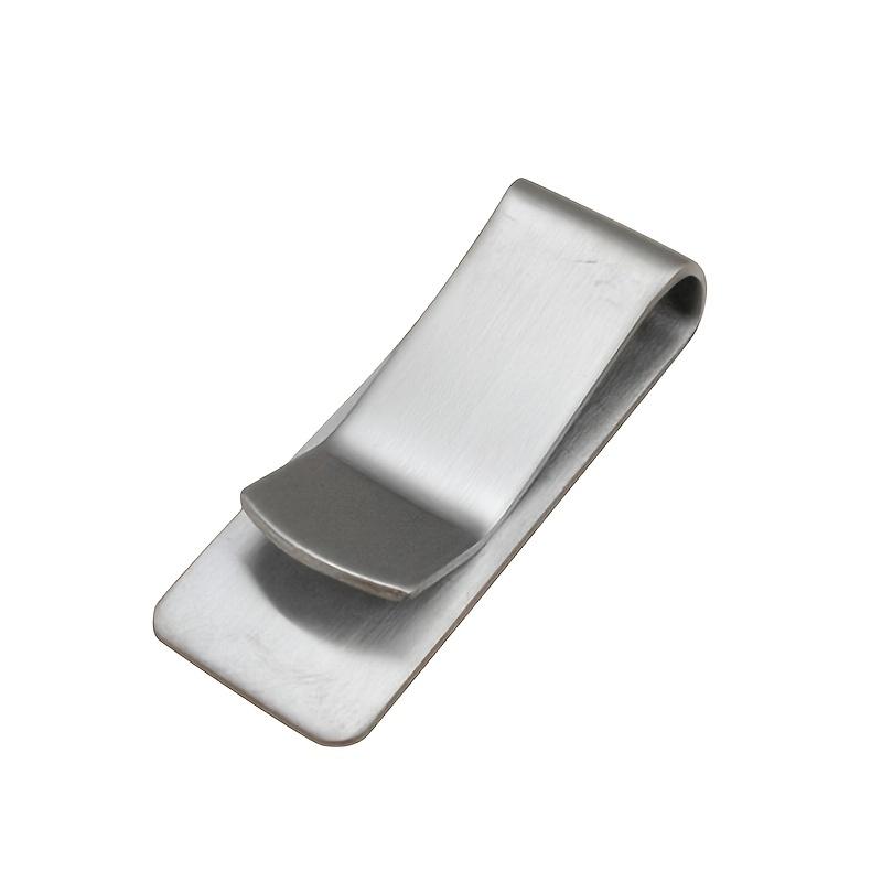 1pc Stainless Steel Pen Clip Pen Holder Vintage Ticket Holder, notebook accessories, stationery, office supplies