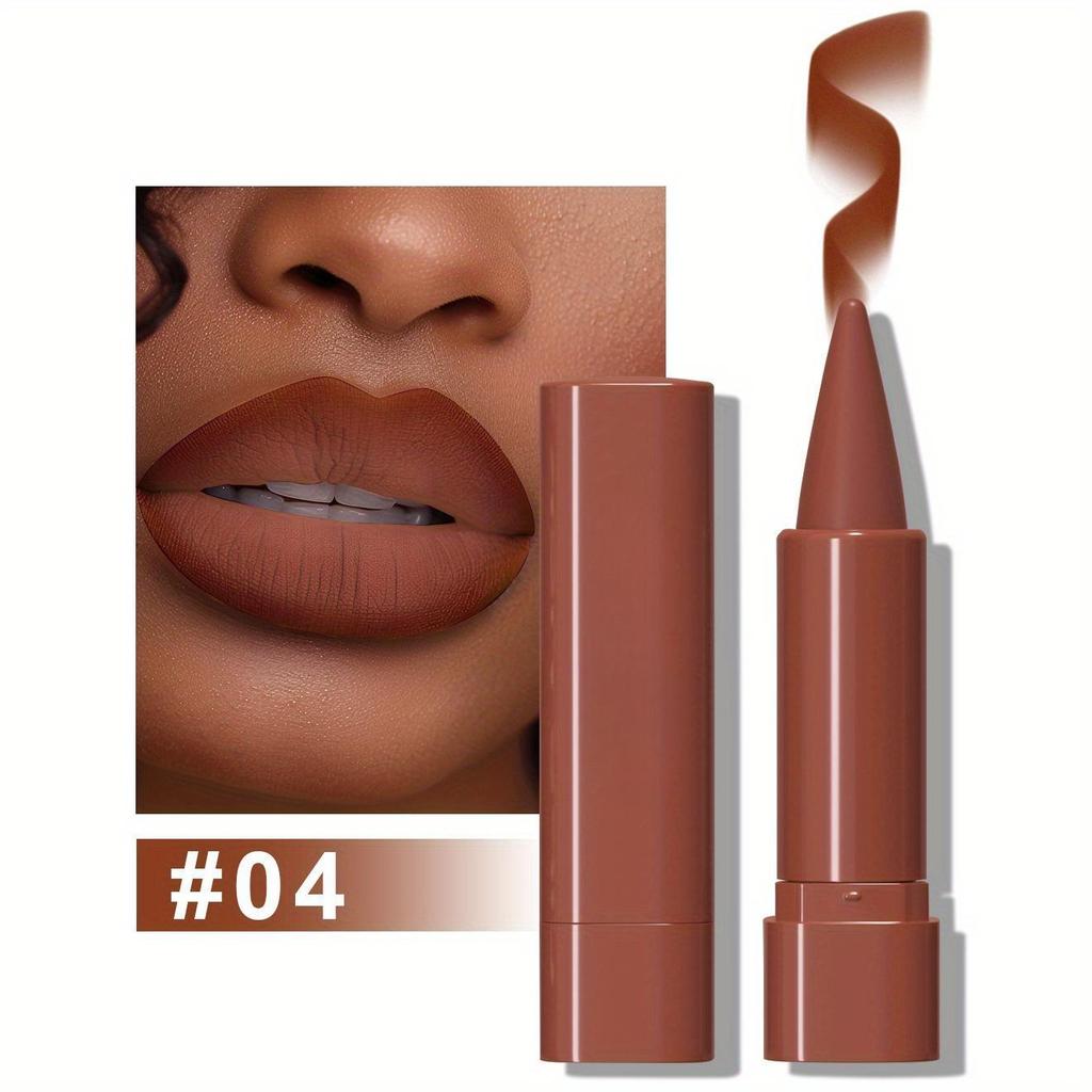 Lip Liner Pencil, 9 Colors Matte Finish, Long-lasting, Waterproof, and Smudge-proof Lip Crayon, Smooth Velvet Texture for Precise Application