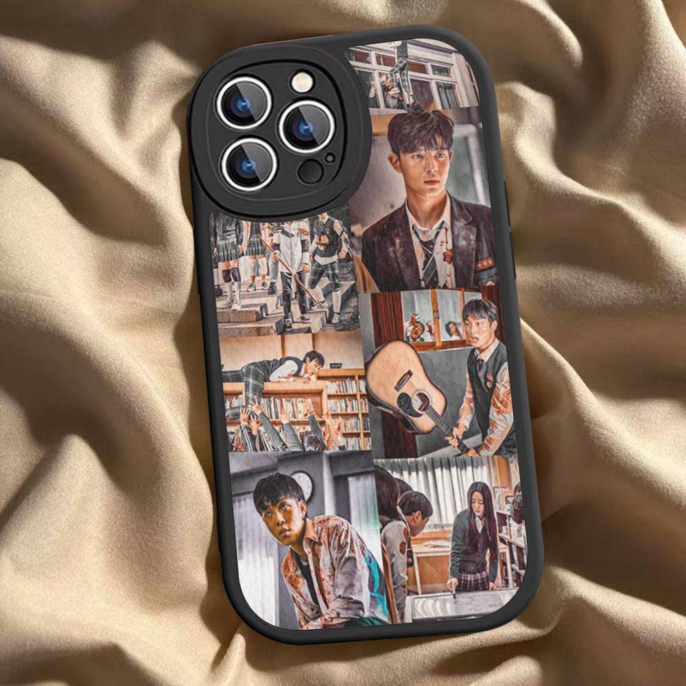 

TV All Of Us Are Dead Leather Phone Case For IPhone 16 14 15 Pro Plus 13 12 11 Pro Max Silicone Cover iPhone 15 pro