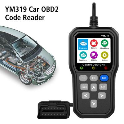 YM319 Αναγνώστης Κωδικών Σαρωτής OBD2 Σύστημα Ελέγχου Κινητήρα Καθαρισμός/Διαγραφή Κωδικών Πολύγλωσσο Εργαλείο Διάγνωσης Αυτοκινήτου Δοκιμαστής Μπαταρίας