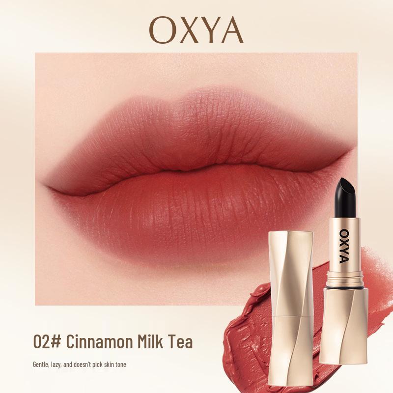 

OXYA Black Velvet Non-Stick Moisturizing Lipstick - Magic Secret Realm, Long-Lasting & Non-Fading