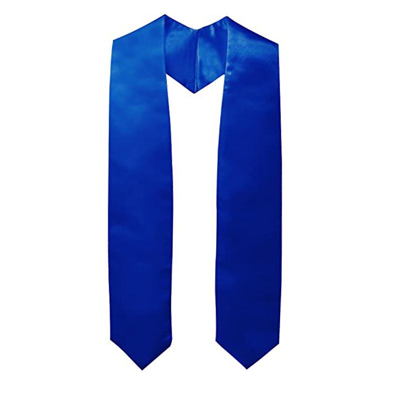 Graduation Season Satin Ribbon Sash: Solid Color Shoulder Strap for Junior High, High School, and University Ceremonies