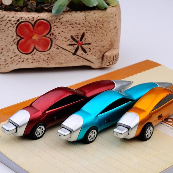 Yousheng Car Toy Pens with Real Rolling Wheels Fun Retractable Ballpoint Pens for Kids Party Favors School Supplies Novelty Gift