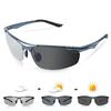 UHUKO Photochromic Sunglasses Night Vision Enhancement Polarized Day Use Fast UV Protection Super Lightweight UV-Sensitive Lenses Sports UV400 Fishing
