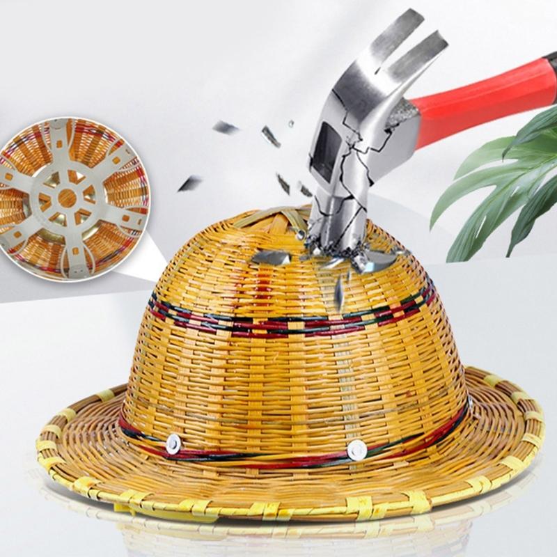 Breathable Bamboo Weave Cap For Outdoor Activities Lightweight And Friendly Unisex Design Practical Sun Protection Hat