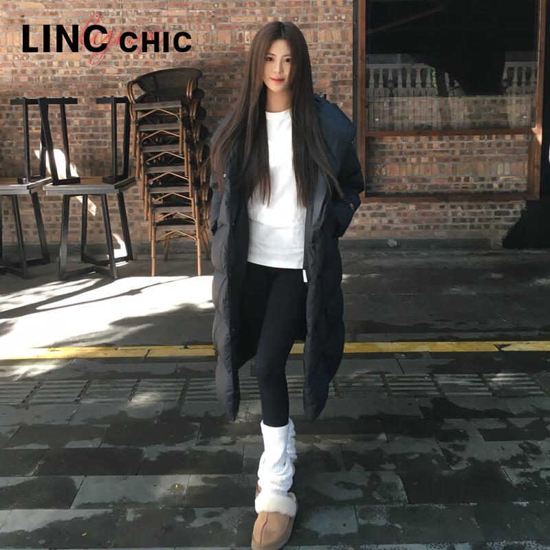 Jinyujie Women's Long Thick Down Puffer Coat Y24808198