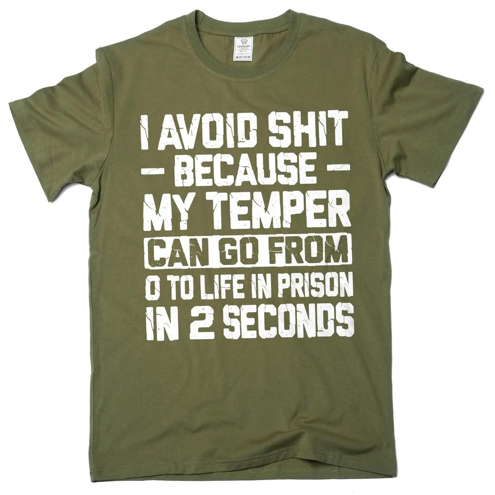 

Смешная футболка «Я избегаю вещей», футболка «Плохой характер», футболка на День отца, папа, дедушка 4XL