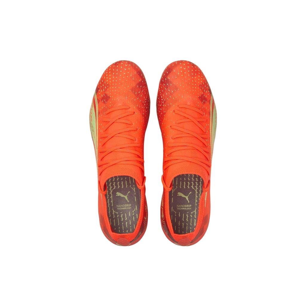 Puma Ultra Ultimate Round Toe Comfortable Composite Ground Soccer Shoes Women Soccer Shoes Orange 106898-03