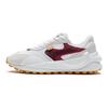 Li Ning Round And Square Shock Absorbing Non-Slip Wear-Resistant Low-Top Sports Casual Shoes Men sneakers White Red AGCS107-5