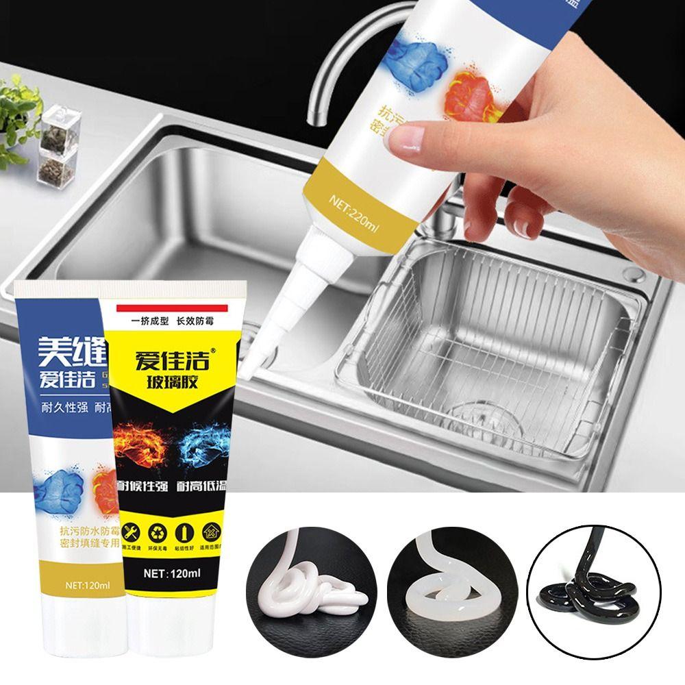 

Tile Glue Sealant Toilet Base Jointing Bathroom Paint Caulking Tile Gap Repair Agent Seam Agent білий