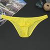 Men's Triangle Underwear Ice Silk Summer Sexy Adult Low Waist Men's Thong Underwear