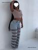 European & American Women's High-Waisted Ripped Jeans - New Street Fashion Hollow Straight-Leg Pants