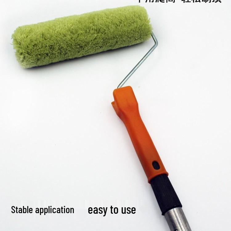 Adjustable Stainless Steel Telescopic Handle Waterproof Paint Roller Brush