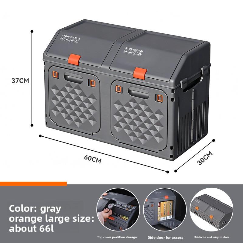 Bevel Car Trunk Storage Box Outdoor Camping Box Foldable Storage Box Camping Finishing Box