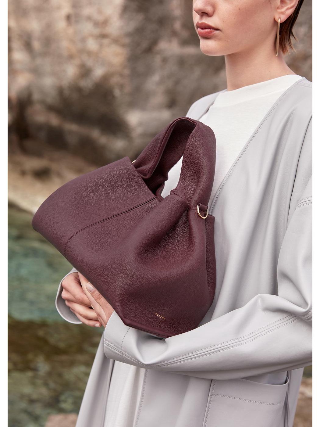 

Французская POEIVE Сумка-облако из натуральной кожи - Женская модная сумка-пельмень, стиль кроссбоди или на плечо Large: 32*16*19cm (885g)