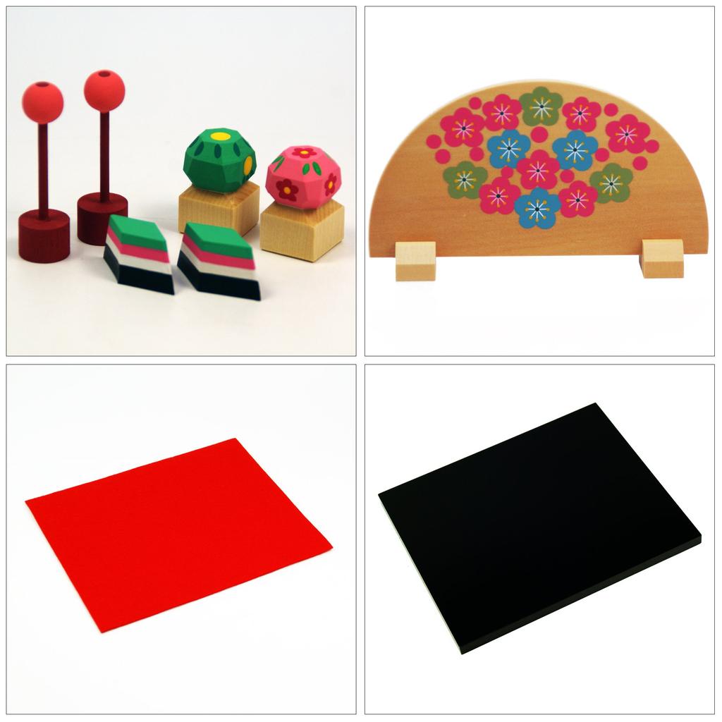 Osaka Choseido Hina Compact Mini Itto Name Wooden Tag Bonus Included Made In Hina Hanabiyori Doll, Hina, Wooden, Carving, Engraved, (Sent Separately),