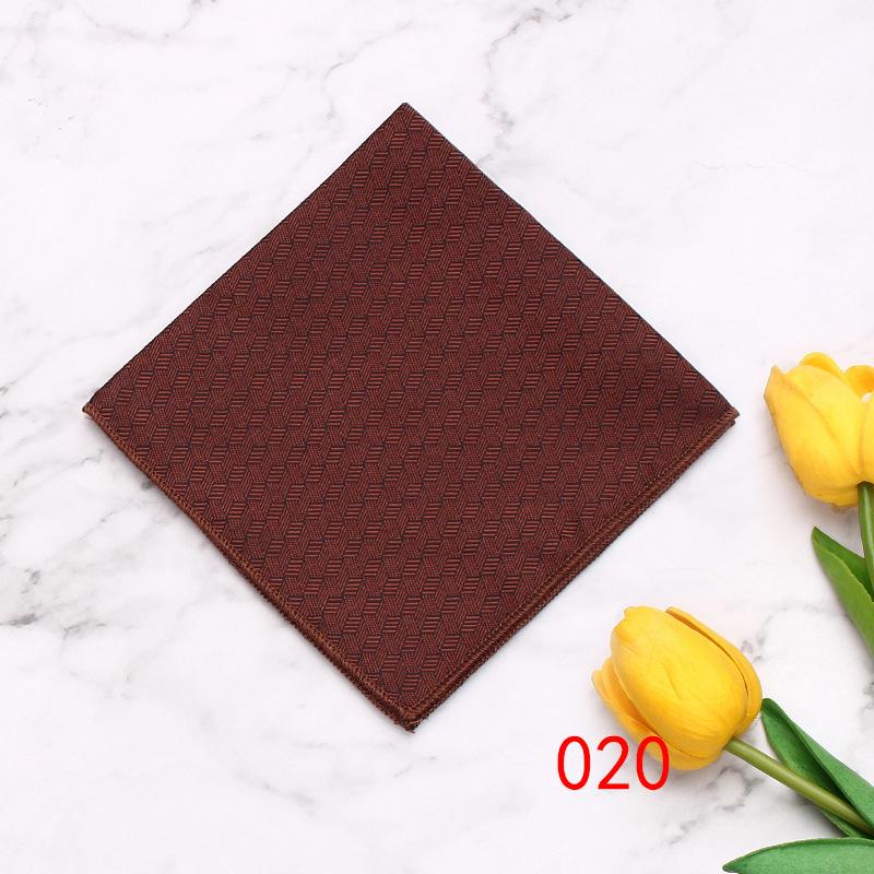 Men'S Pocket Towel Polyester Suit Dress Chest Towel Multi-Color Handkerchief Geometry Square Towel Source Sales