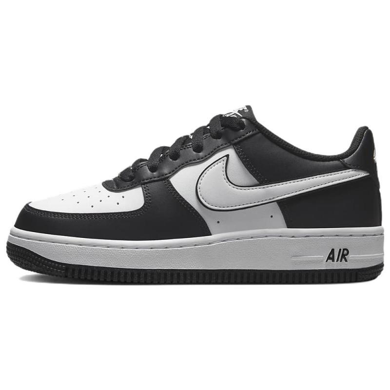 

Nike Air Force 1 Low LV8 2 White Swoosh Panda GS Sneakers DV1621-001 38