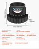 VEVOR Coin Counter Machine, 8 Denominations, Accurate Coin Sorter Machine, Sorts Up to 147 Coins Per Minute, Change Counter Sorter with LED Display
