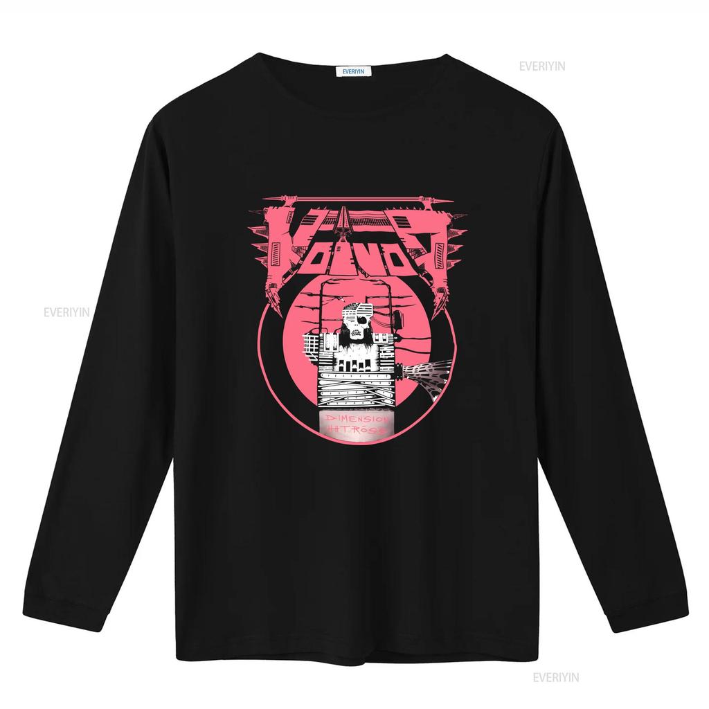 VOIVOD DIMENSION HATROSS T-Shirt Baumwolle Schwarz für Größe S 5XL vintage Gewaschen Atmungsaktiv mode streetwear Dehnbar homme Weich