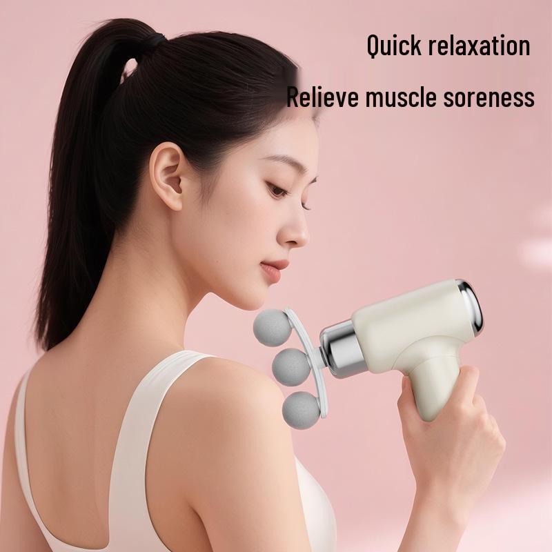 Nine-Head Professional Muscle Relaxation Massager: Multi-functional Neck and Sports Massage Gun