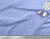 Soimoi Japan Crepe Satin Fabric Clover Leaves Small Print Fabric by Metre 42 Inch