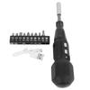 Cordless Electric Screwdriver with LED Light Alloy Steel 900mAh USB Charging Electric Manual 2 In 1