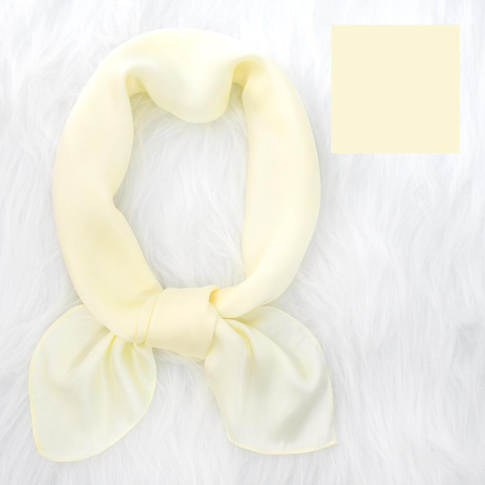 Women'S New Fashionable Atmosphere Simulation Silk Scarf Neck Protection Scarf Spring Summer Autumn Square Scarf