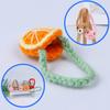 1PC Cartoon Animal Plush Doll Bags Handbag Miniature Bag For 20cm Doll Clothes Accessories Changing Dressing Game Kids Toys