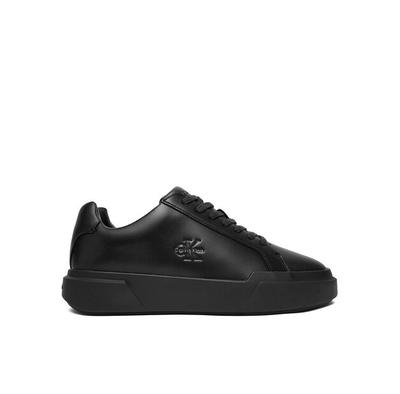 Chunky Cupsole Laceup Lth Wn Sneakers