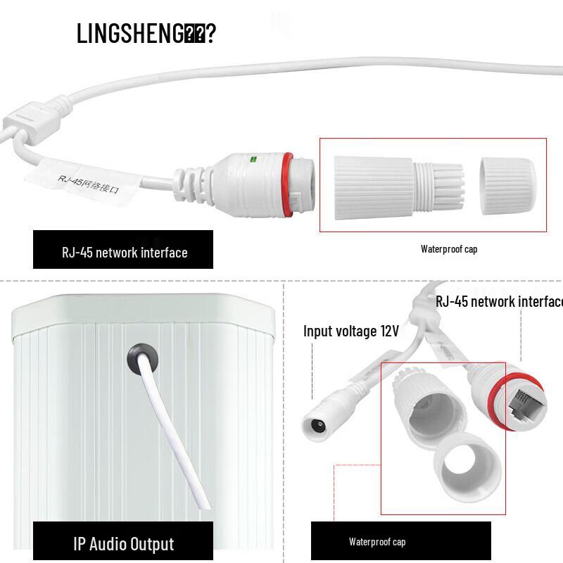 Lingsheng 100W IP Network 4G Smart Waterproof PA Horn Speaker