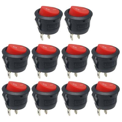 Rocker Switch Replacement Kit (10-Pack) For Hoover UH71255, UH70809, UH70800 Upright Vacuum Cleaners, 20mm Opening