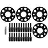 Car Hub Centric Wheel Spacers Kit 20mm Replacement for W202 C Class C220 C230 C280 C43 1994‑2000Black