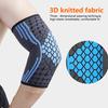 1Pc Elbow Guard Knitting Compression Breathable Shock Absorption High Stretchy Elbow Protection Thin