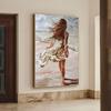 Figurenmalerei Sexy Frauen Strand Leinwand Ölgemälde Druck auf Leinwand Abstrakt Boho Porträt Poster Wandkunst Bilder Dekor