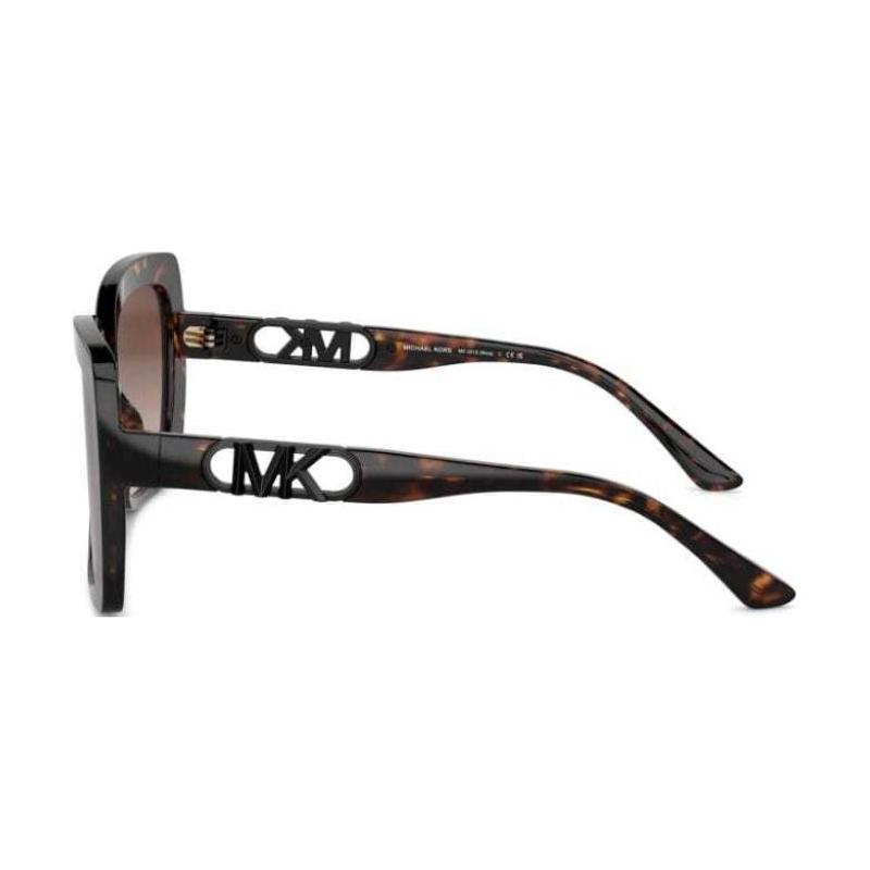 Michael Kors Temple Logo Acetate Acetate Butterfly Sunglasses Women's Tortoise