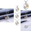Stylish Animal Themed Heart Shaped Necklace For Girls Perfect Gift For Lovers