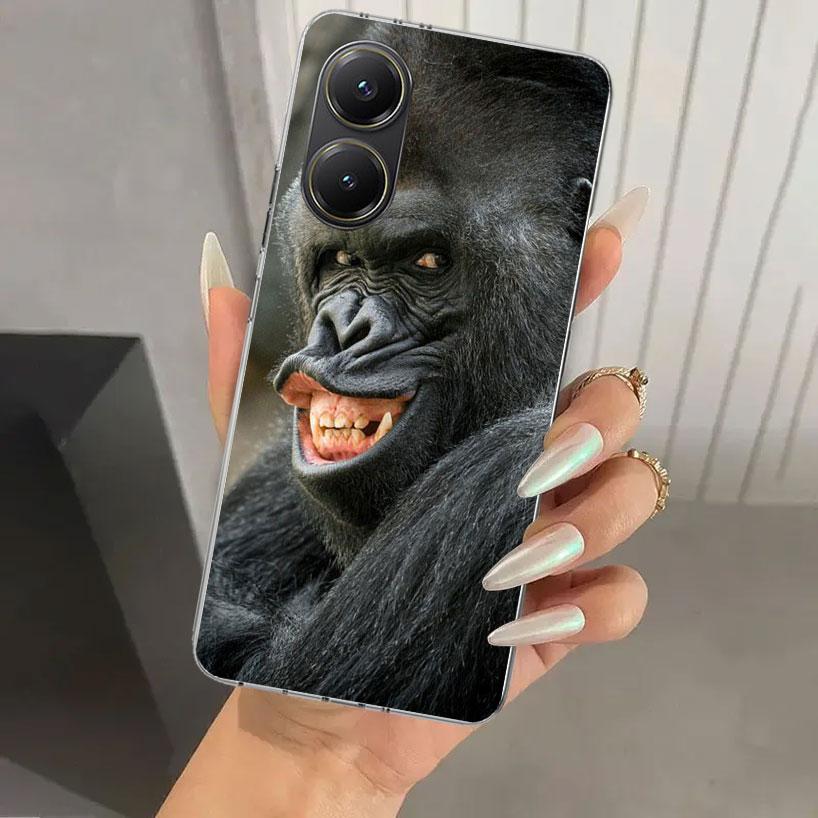 Affen Memes Handyhülle für Xiaomi Poco X5 X6 X7 Pro F7 Ultra M7 Redmi 15 15C 13 13C 12 12C 10 10A 10C 9 9A 9C 9T Hülle Poco X7