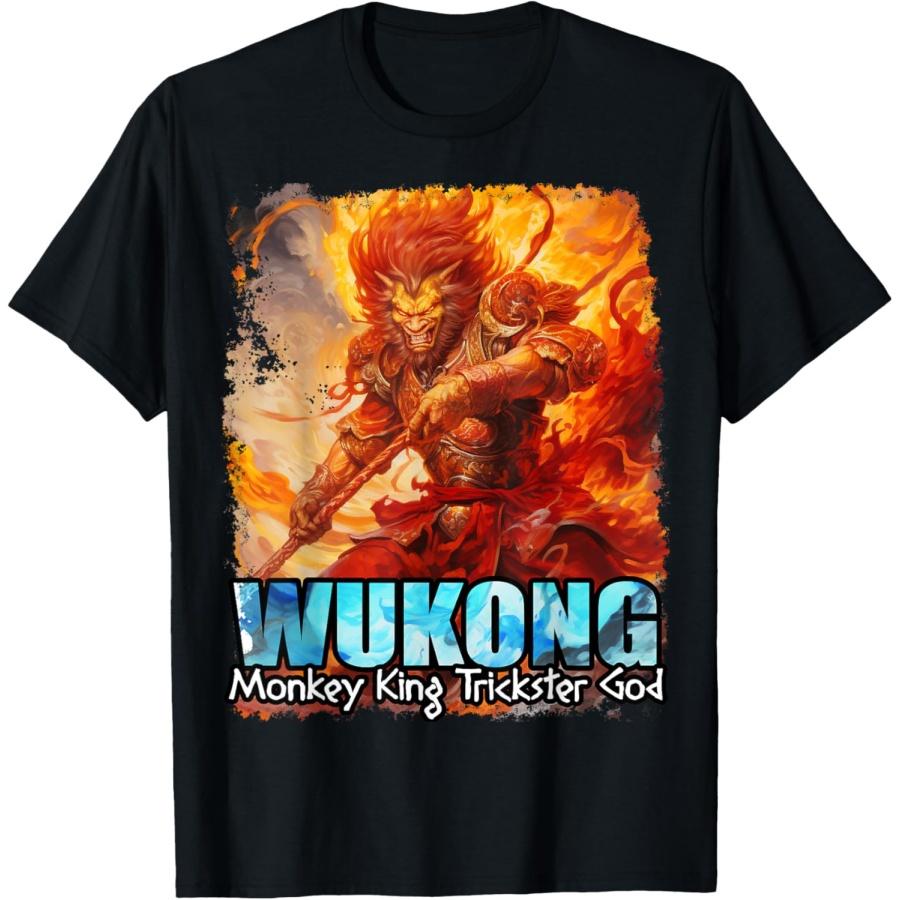 

God Sun Wukong Chinese Mythology T-Shirt(1) XXXXXL чорний