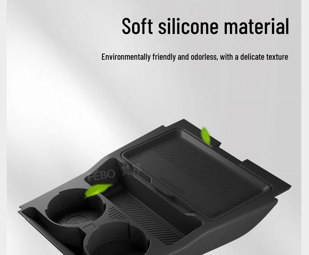 Compatible with 25 Boyue L Models: Silicone Console Organizer and Interior Decoration Accessories.