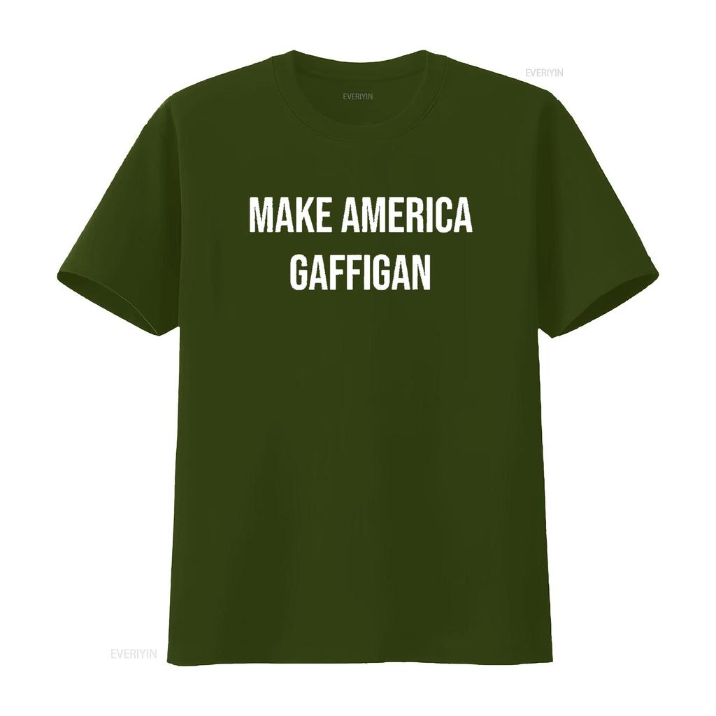 Mens Make America Gaffigan Political Humour T Shirt Black Large vintage Washed Stylish Comfortable Slightly designer clothes