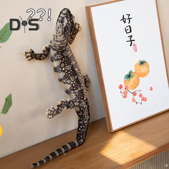 Realistic Lizard Plush Toy 29" Soft Stuffed Animal Lizard Simulation Chameleon Plushie Huggable Gift for Kids