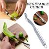 Nerezový odstraňovač jádřinců paprik Nástroj na vykrajování zeleniny a ovoce Odstraňovač semen zeleniny Zoubkované čepele Kuchyňské pomůckyVIE LENTE