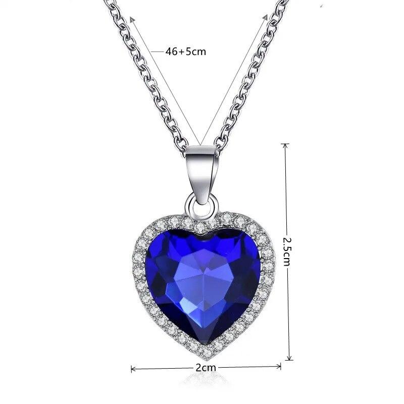 

1 Pcs Extravagant Wind Light Gold Plated Alloy Series Inlaid Glass Crystal Combination Of Ladies Pendant Necklace