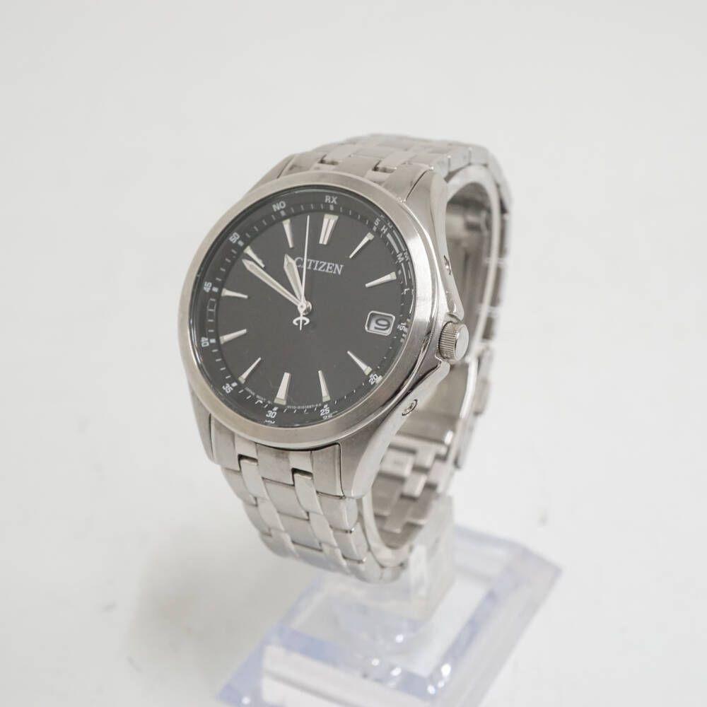 CITIZEN FORMA FRD59-2552 Солнечные Часы Б/У Хорошее Состояние Citizen Forma Eco Drive Циферблат: Черный пояс: Изделие из серебра X9148