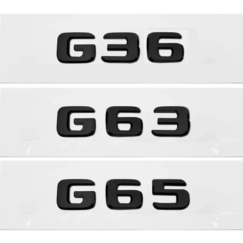 CXGSL1 ABS Car Body Letters Emblem Rear Trunk Sticker Badge for Mercedes Benz G36 G63 G65 G200 G230 G300 G350 G500 G550 G Class