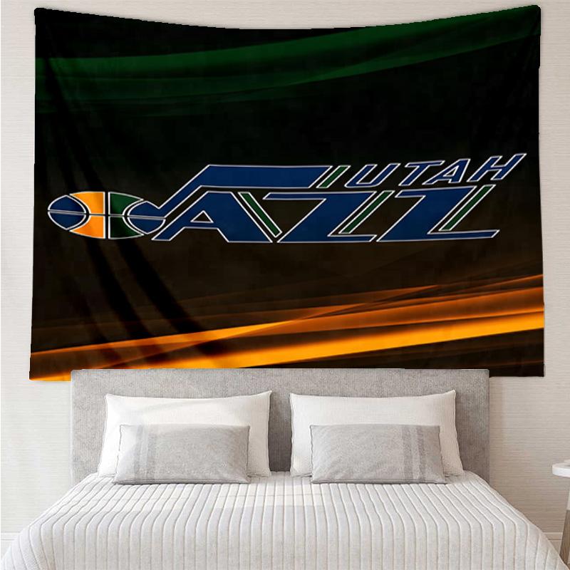 Jazz Basketball Team Quick-Dry Tapestry Hanging for Bedroom,Livingroom, Playroom,Decor Art Room Wall Tapestry Holiday and Birthday Gifts