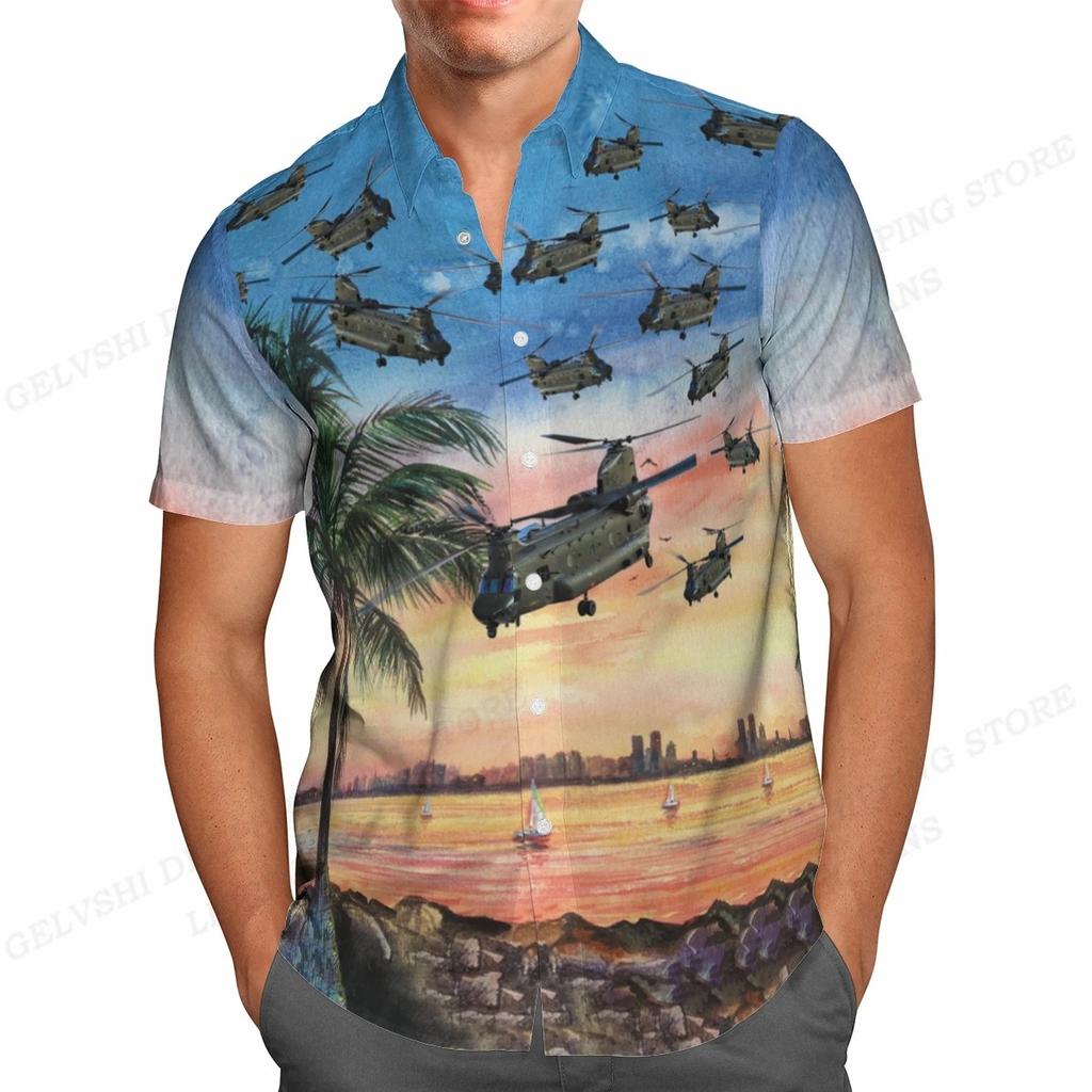 Men's Contrast Patchwork Short Sleeve Shirt Casual Lapel Button Down Top for Daily Commute Vacation
