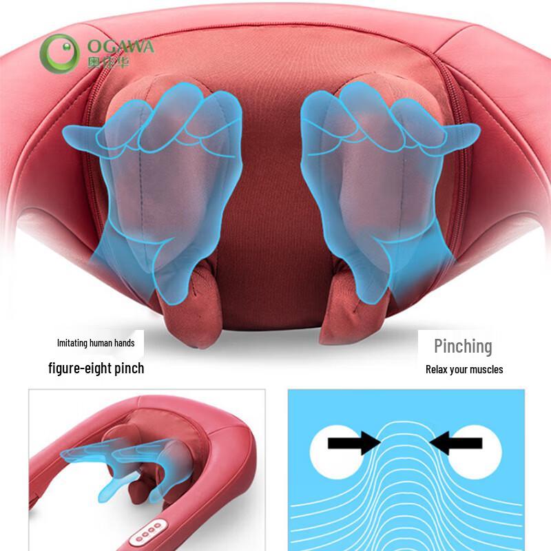 OGAWA Wireless Neck and Shoulder Percussion Massager