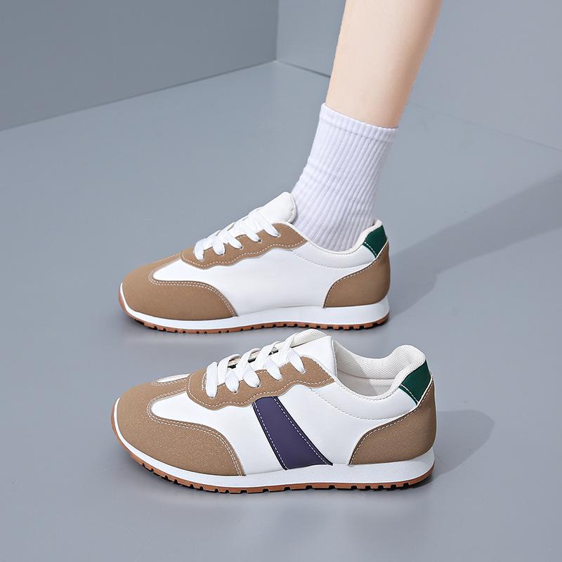 Women's board shoes spring 2025 new women's shoes fashion casual shoes women's flat-soled sports shoes women's versatile white shoes